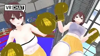 Shinning newcomer breaks throught you✨️VRchat POV BOXING