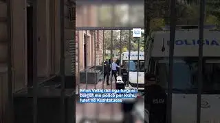 Erion Veliaj del nga furgoni i burgut me polic&euml; p&euml;r krahu, futet n&euml; Kushtetuese