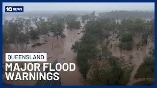 Major Flood Warnings For Queensland As Towns Submerge From Ex-Tropical Cyclone Koji | 10 News