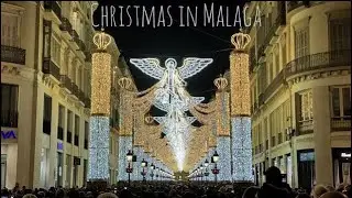 MALAGA Christmas Lights & Market 2022⎹ Spain