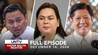 UNTV: Hataw Balita Ngayon | December 16, 2024