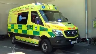Jablonec nN. EMS ambulance lights & sirens demo - 12 Whelen LINZ6, dash light, Epsilon [CZ | 8.2016]