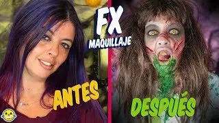 🎃 MAQUILLAJE FX NIÑA EXORCISTA HALLOWEEN 2018 🧟‍♀️ Ideas de Disfraces Bego y Jordi
