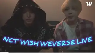 [ENG SUB]NCT WISH WEVERSE LIVE (16.10.25)Riku Sakuya#yushi#jaehee#sion#nctwish