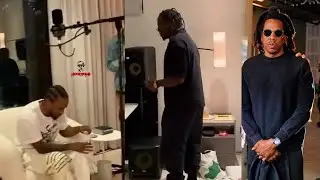 Kendrick Lamar Pulls Up To a Studio Session, Jay Z Verse Is CRAZY and Pusha T 