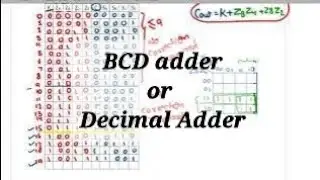 BCD Adder | Decimal Adder | Design BCD adder using Parallel adder | PYQ | AKTU | DE | DSD | DLD