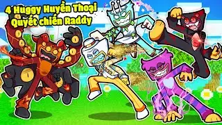 HIHA BẤT NGỜ KHI 4 HUGGY HUYỀN THOẠI QUYẾT CHIẾN RADDY MAGGY*HIHA ĐÁNH BẠI RADDY MAGGY😎🤩