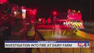 Officials investigating Alamance County dairy farm fire