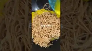 5 ingredient (healthy) pasta #pasta #eggpasta #broke #mealprep #simplefoods