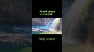 Fossil creek waterfall AZ. #shorts #nature #clearwater #waterfall