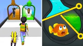 Save The Fish  Pull The Pin Vs. Monster Squed Rush | Ultimate Walkthrough | Episode - 224