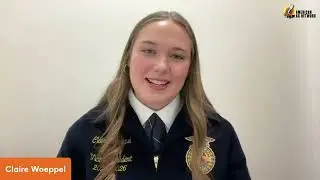 National FFA Central Region VP Claire Woeppel