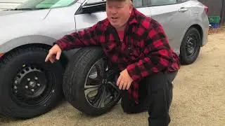Зимние шины и диски разных размеров