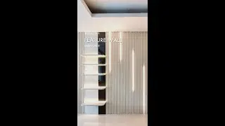 Feature Wall | Standard Fluted Panel | White Oak