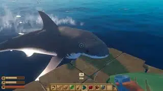 Trying to survive on a raft in the middle of nowhere part 1