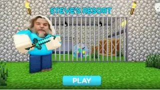 STEVE'S PRISON RUN ESCAPE! ⛏️😱 Roblox Obby Gameplay
