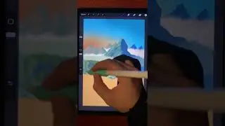 Part 1 Hillside drawing #shorts #art