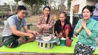 ปลาค่อโล100บาท เผาเกือนึงเห็ดนางฟ้านัวๆจำ้แจวเนื้อหอมนัวอร่อย🇱🇦