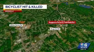 Bicyclist killed after SUV strikes cyclist on Augusta Road in Greenville County