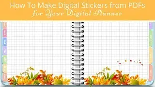 How to Make Digital Stickers From PDF Printables for Your Digital Planner