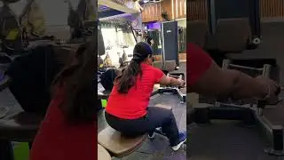 Seated rowing #backworkout