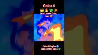 Goku 4: Don't make Goku mad #goku #shorts #dragonball #detroitpayso #anime #viral #trending #funny