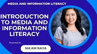 MEDIA AND INFORMATION LITERACY LESSON 1