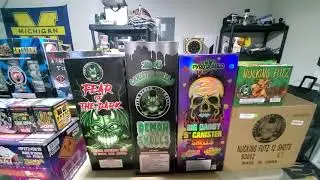 Fireworks stash update #6 for 2021, major shell kit hual.  #fireworks #pyrodemon #racoonfireworks