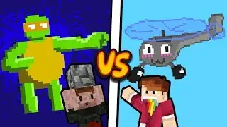 ŻÓŁW NINJA vs KAWAII HELIKOPTER - Minecraft | ZIO vs CZOKLET