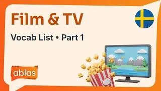 Film & TV | Swedish Vocabulary List (Part 1)