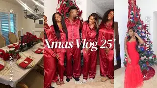 CHRISTMAS VLOG 25' |makeup, GRWM, music, family time, games & fun|🎄