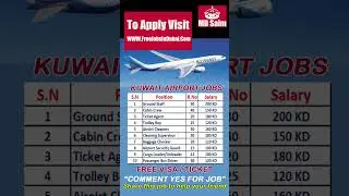 Kuwait Airport Jobs in Kuwait #kuwaitjob