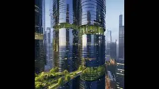 MA2 Green Tower Design  #architecturalconcept #chicago #sustainablesolutions #greenliving