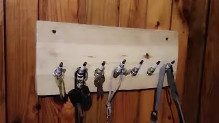 Key Holder from Spark Plugs? Yes, It Works! Garage DIY/Ключница из свечей зажигания? Да, это так
