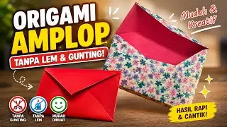 Origami cara membuat amplop tanpa lem dan gunting