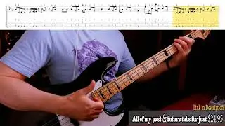 Red Hot Chili Peppers-Knock Me Down-Bass Tab-Bass Cover-Flea