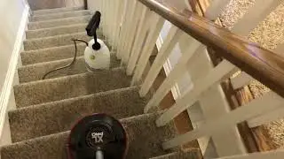 Cleaning Carpeted Stairs With Low Moisture