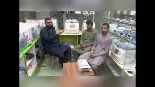 Forward Siri oca lamination machine Coustmer from Jacjab abad sindh came to BFT Pakistan hall road