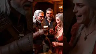 Геральт и пиво #witcher3 #witcheruniverse