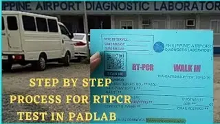 Step by step process for RT-PCR test in PADLAB/ How to get there