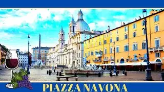 Rome Piazza Navona, Italy, a perfect stage for Baroque architecture (Piazza Navona Rome travel vlog)