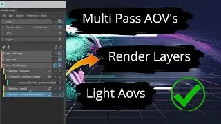 Setting Up AOV Layer |Render Passes| Light Groups in Maya |Step-by-Step Guide| ALL IN ONE TUTORIAL!