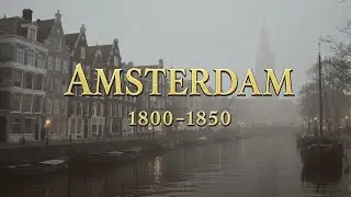 Amsterdam  1800–1850  (AI Reconstruction) Before the Canals Disappeared