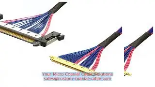 Top-rated Micro Coaxial Cable Custom by Sample OEM/ODM Tailored Solution Manufacturer Rep Built with