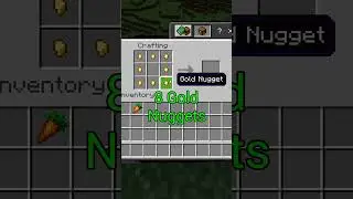 How To Make A Golden Carrot In Minecraft 1. 21 #youtubeshorts #minecraftshorts #youtubeshortsvid