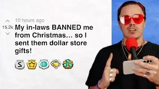 My in-laws BANNED me from Christmas&hellip; so I sent them dollar store gifts! | Reddit Stories