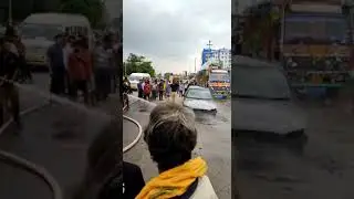 today car accident in nagaon assam//carfire