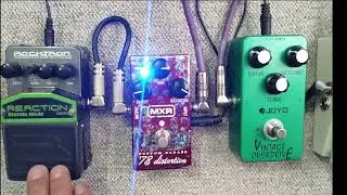 MXR 78 DISTORTION CUSTOM BADASSS NO BOSS DS1 #mxr  #distortion  #overdrive #crunchy #crunch