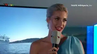 Die Taufshow von AIDAperla mit Lena Gercke und Franziska Knuppe