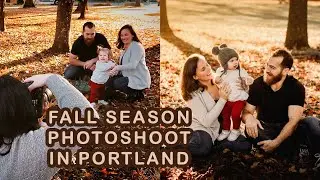Fall Family Photoshoot Behind The Scenes